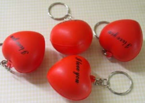 Sell Pu Keychain/Tennisball Keychain/Heart Ball/Pu Ball